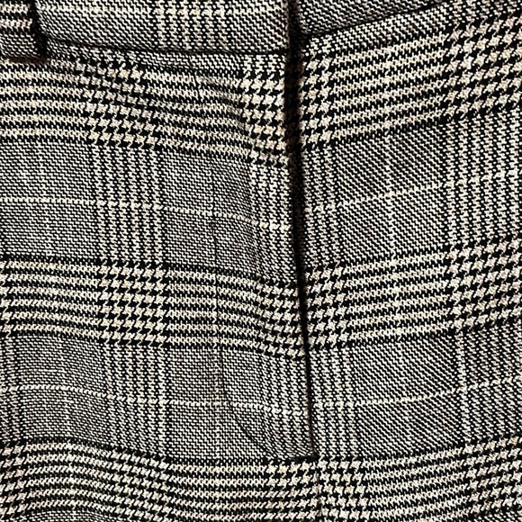 H&M black and white plaid slacks-EUC - Picture 7 of 12